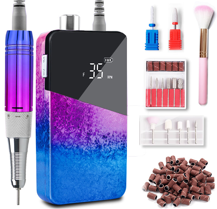 ‌Lumcrissy Professional Nail Drill - High-Speed, Rechargeable & Lightweight for Salon & Home Use