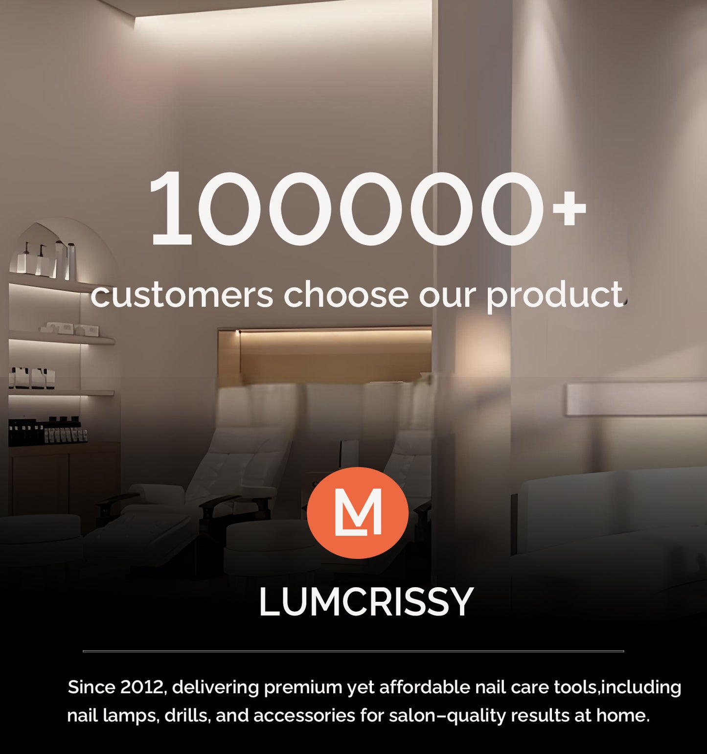 ‌Lumcrissy Professional Nail Drill - High-Speed, Rechargeable & Lightweight for Salon & Home Use
