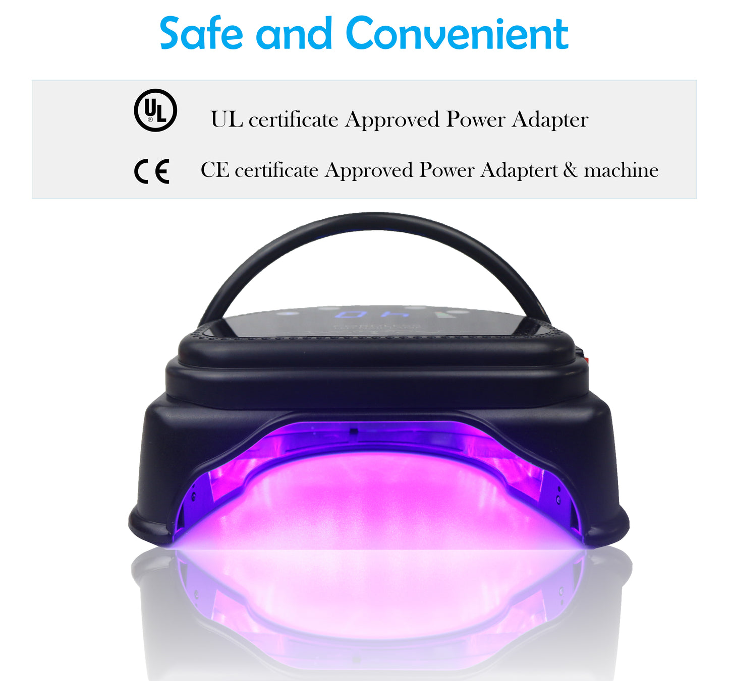 Professional Cordless LED Nail Lamp, Lumcrissy Rechargeable 64W Led UV Gel Nail Lamp, Wireless Nail Gel Machine,Nail Art Tool With Imported Lights Beads